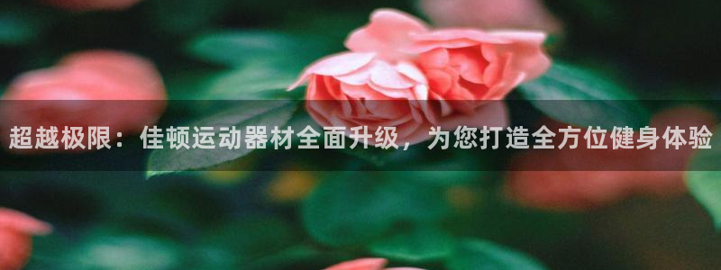 tpwallet官网下载平台注册要钱吗：超越极限：佳顿运动器